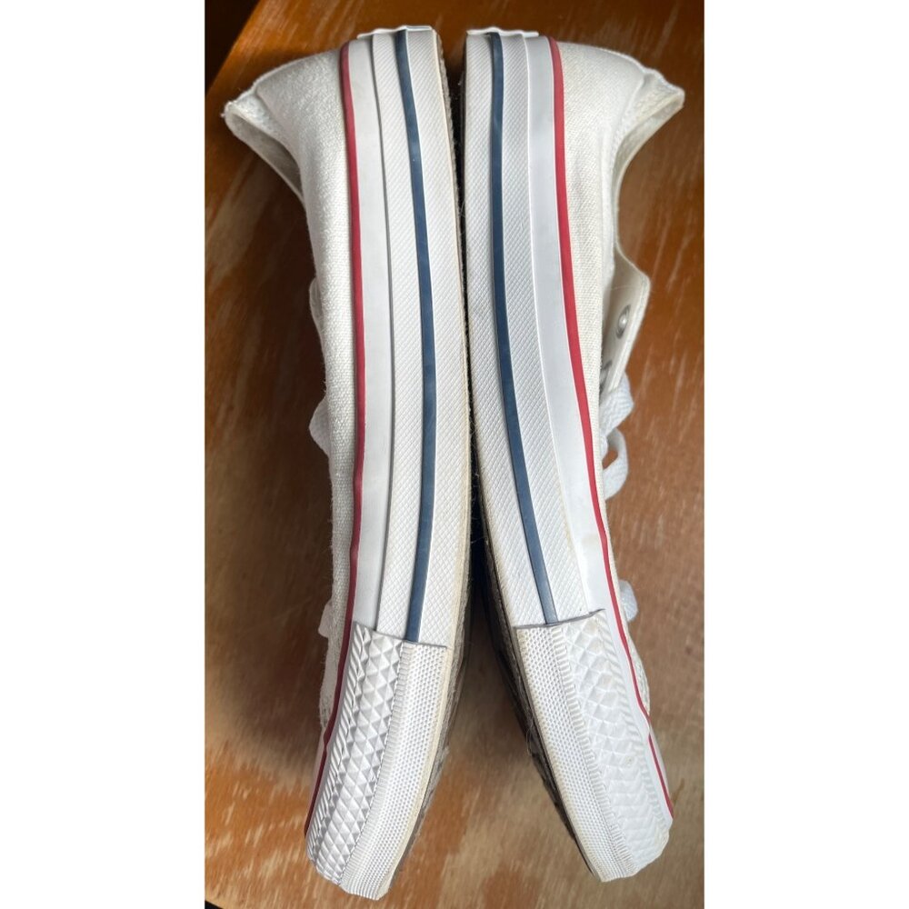 Converse All Star White Sneakers Chuck Casual Shoes Grunge Womens Unisex 5/7 - Picture 11 of 11